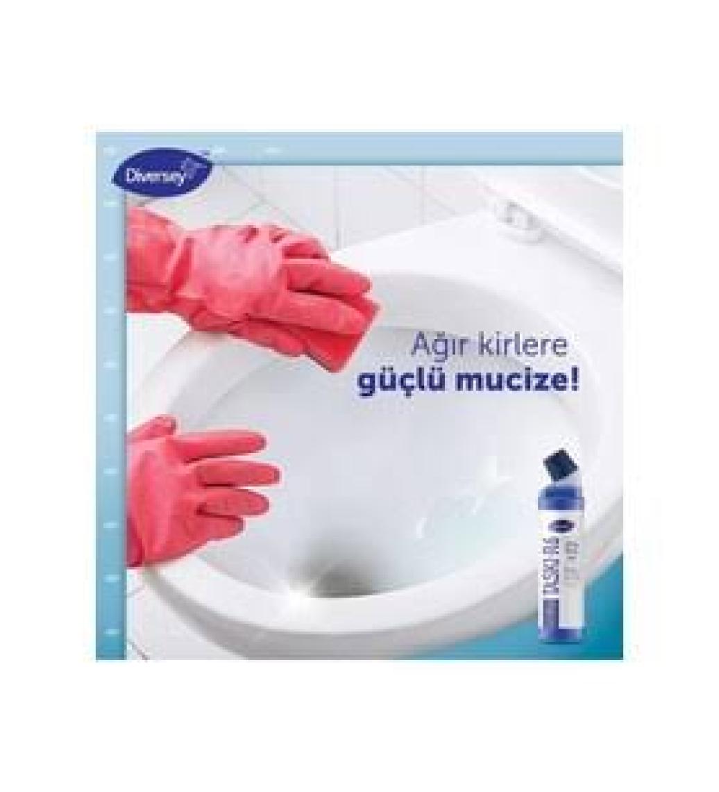 Diversey Taski Room Care R6 Klozet Temizlik Ürünü 0,75 L - Ağır Kirler İçin Etkili ve Ferahlatıcı Koku