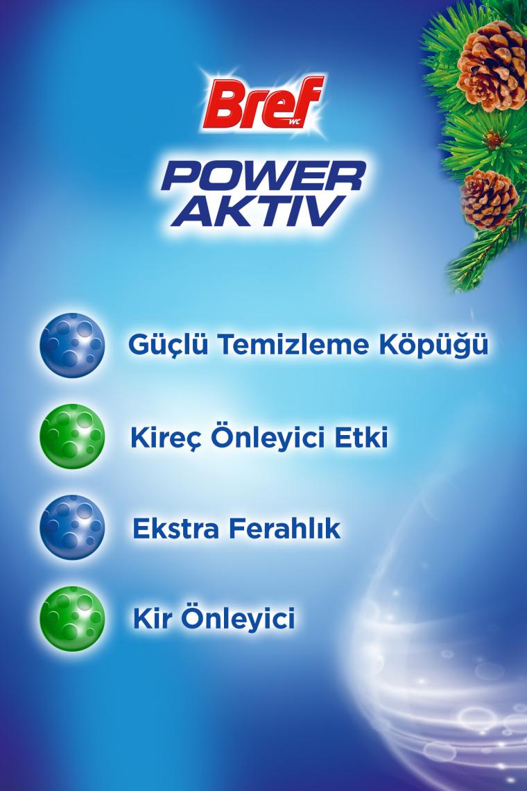 Wc Power Aktiv Duopack Katı Tuvalet Bloğu Çam
