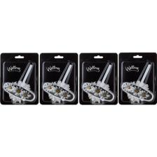 Wellnax Breeze Refresh Wc & Klozet Blok Papatya Desenli X4