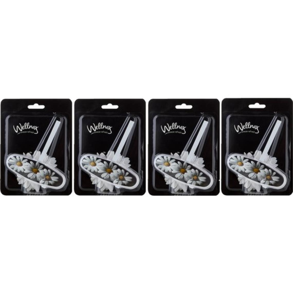 Wellnax Breeze Refresh Wc & Klozet Blok Papatya Desenli X4