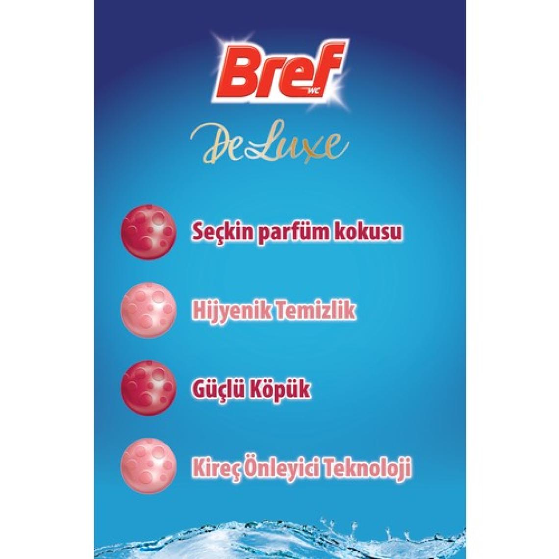 Bref WC Deluxe Duopack Katı Tuvalet Bloğu Manolya