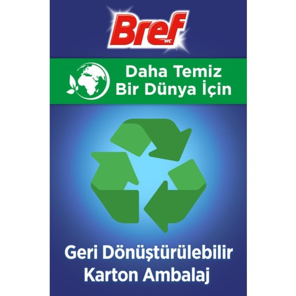 Bref WC Deluxe Duopack Katı Tuvalet Bloğu Manolya