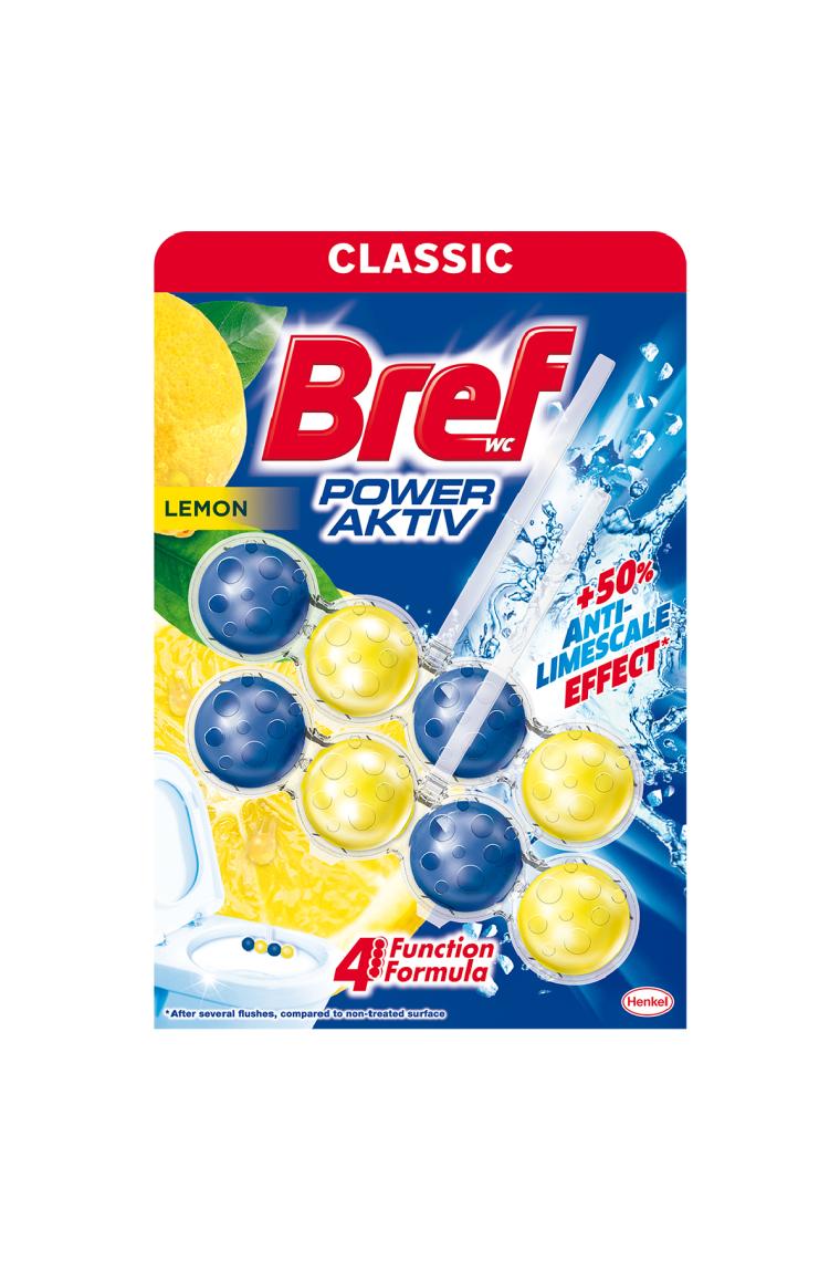 Bref Wc Power Aktiv Duopack Limon 50 gr 2'li Katı Koku Giderici