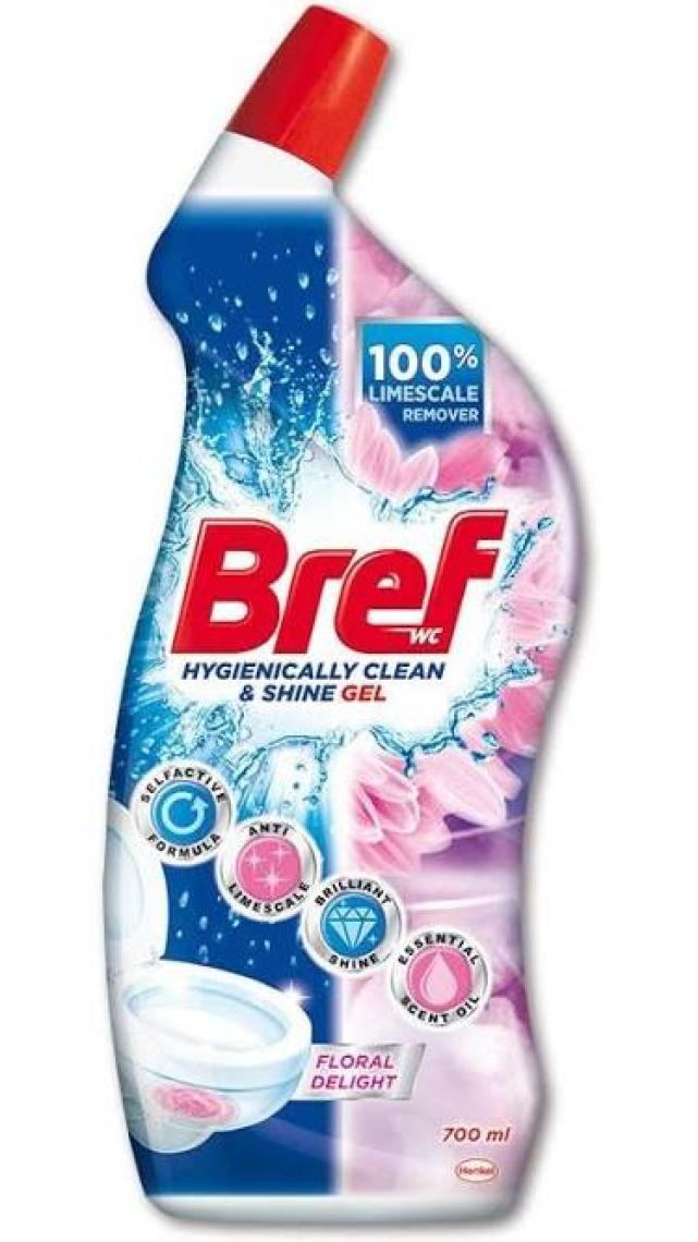 Bref WC Power Aktiv Tuvalet Temizleyici Jel Çiçeksi Kokular 750 Ml