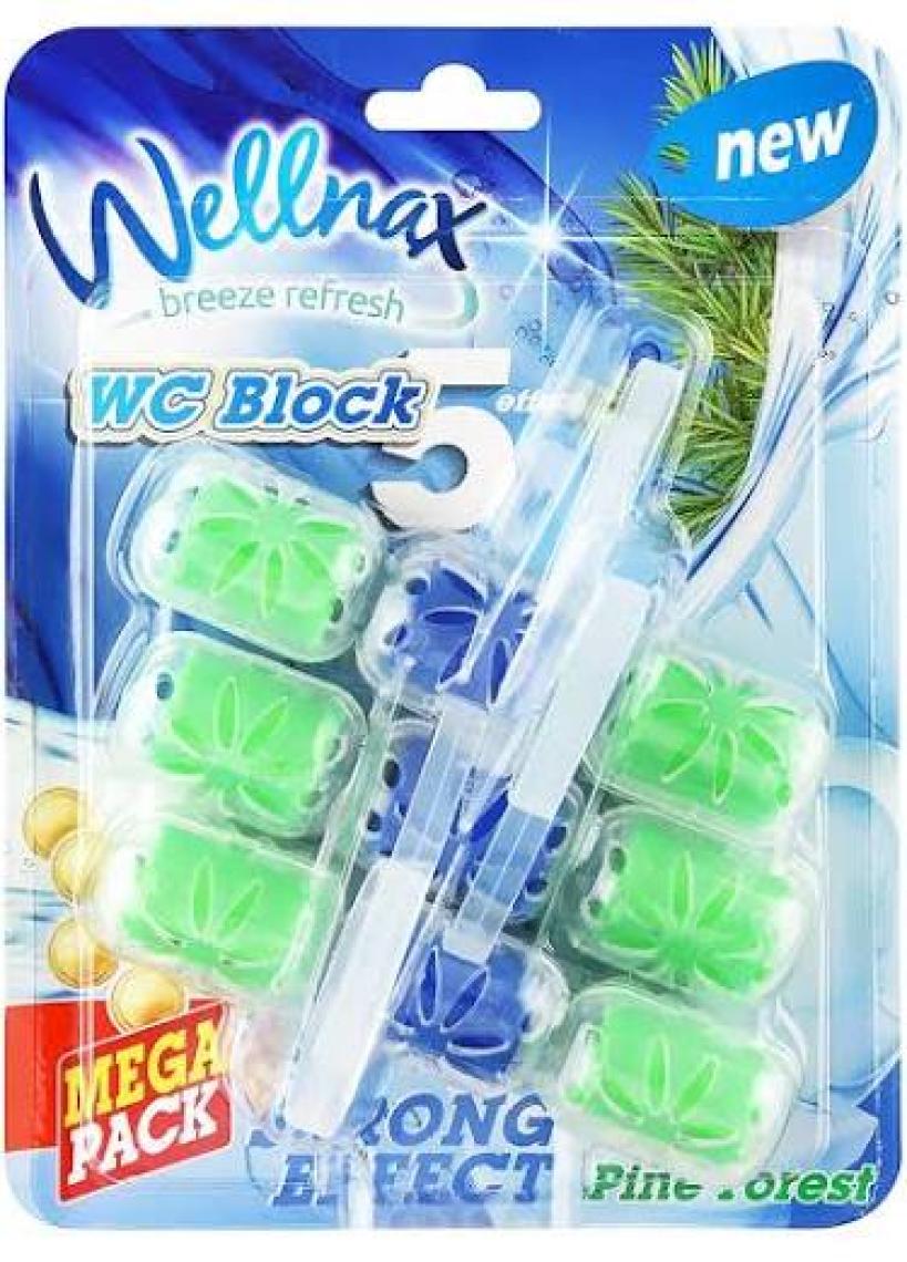 Wellnax Breeze Refresh Wc & Klozet Blok Çam Mega Paket x1