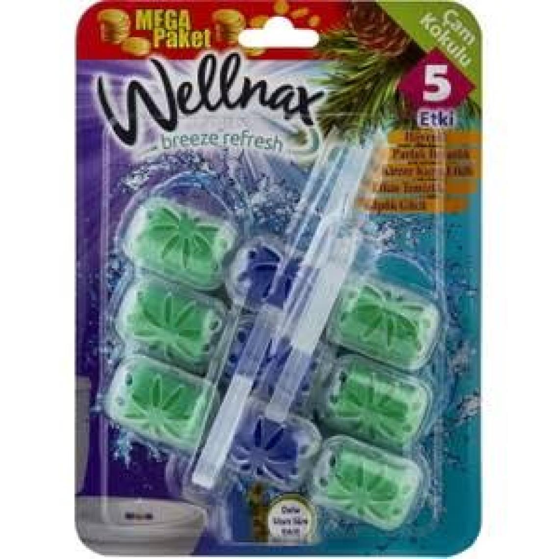 Wellnax Breeze Refresh Wc & Klozet Blok Çam Mega Paket x1