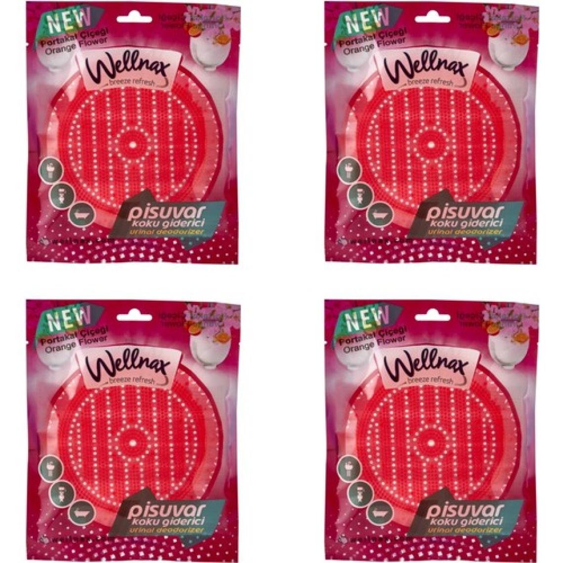 Wellnax Breeze Refresh Pisuvar Koku Giderici Süzgeci Portakal Çiçeği Kokulu X4