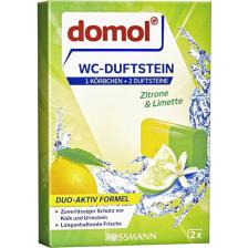 Domol WC Tuvalet Kokusu - Klozet Blok - Askı Aparatlı Limon 2 x 40 gr