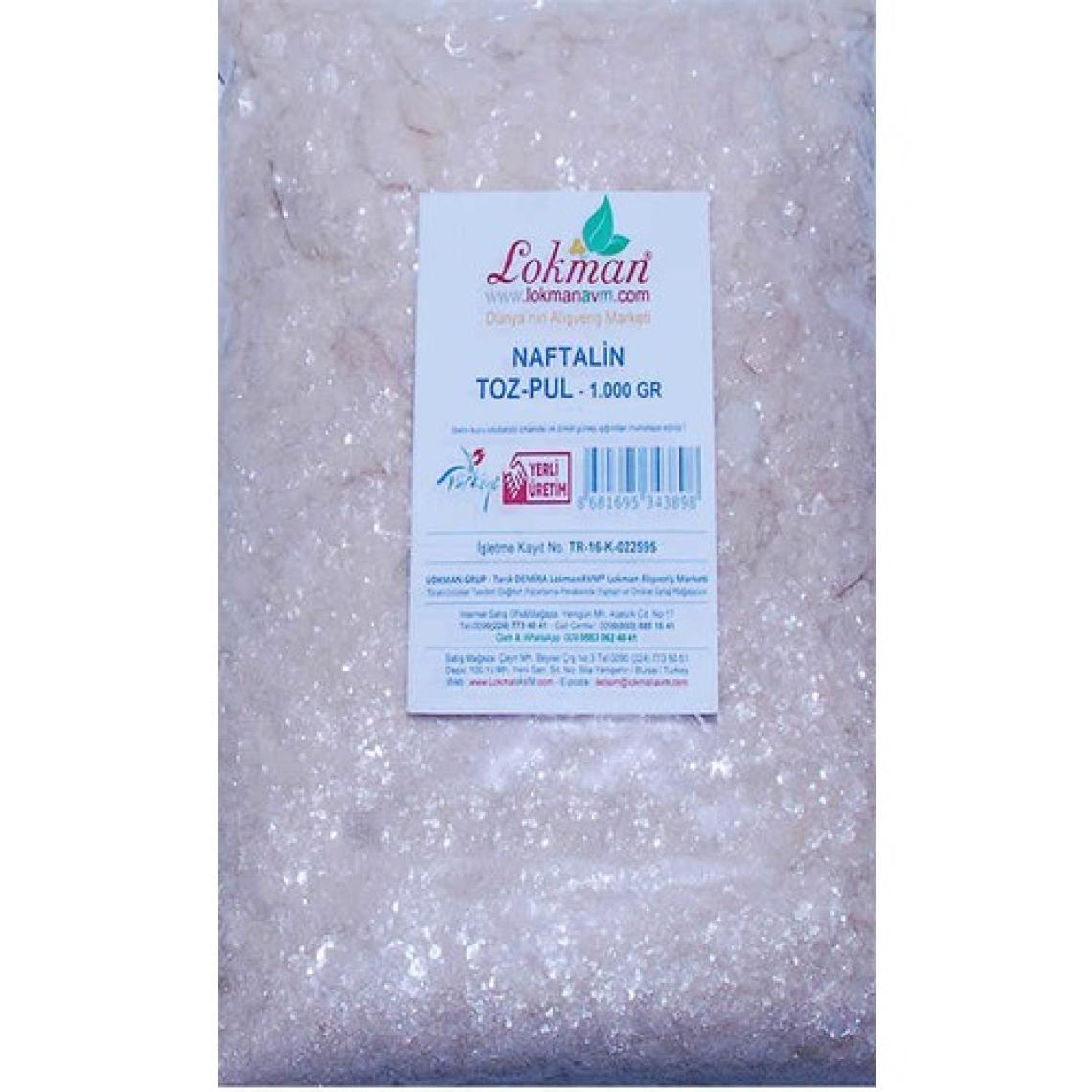 Lokman Naftalin Toz Pul 1000 gr Paket