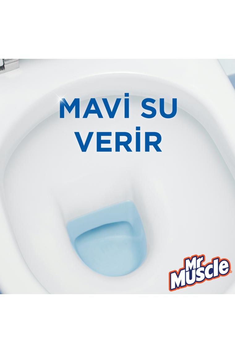 Mr Muscle Klozet Blok Tuvalet Temizleyici, Aqua Mavi, 2x40 gr