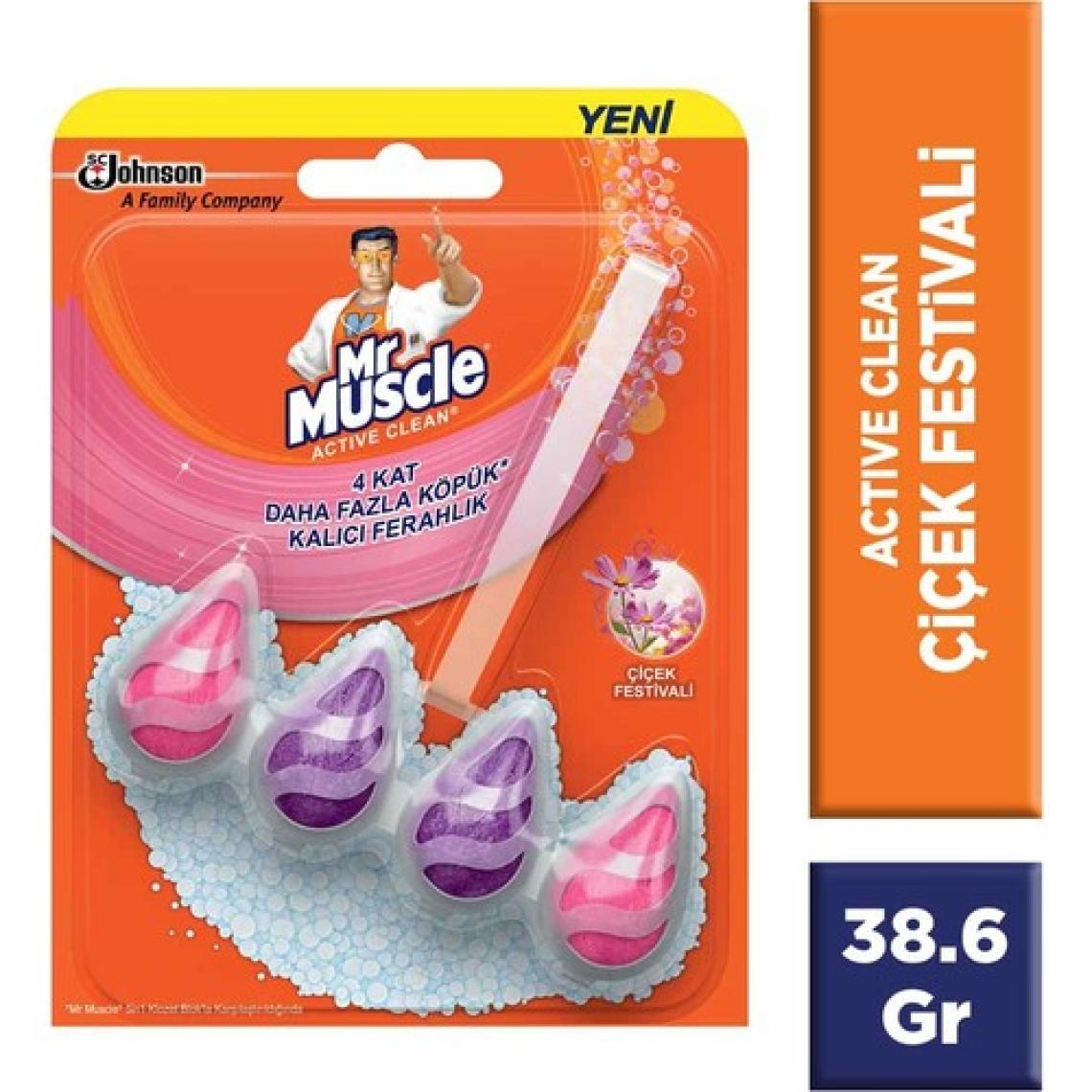 Mr Muscle Active Clean Klozet Blok Çiçek Festivali