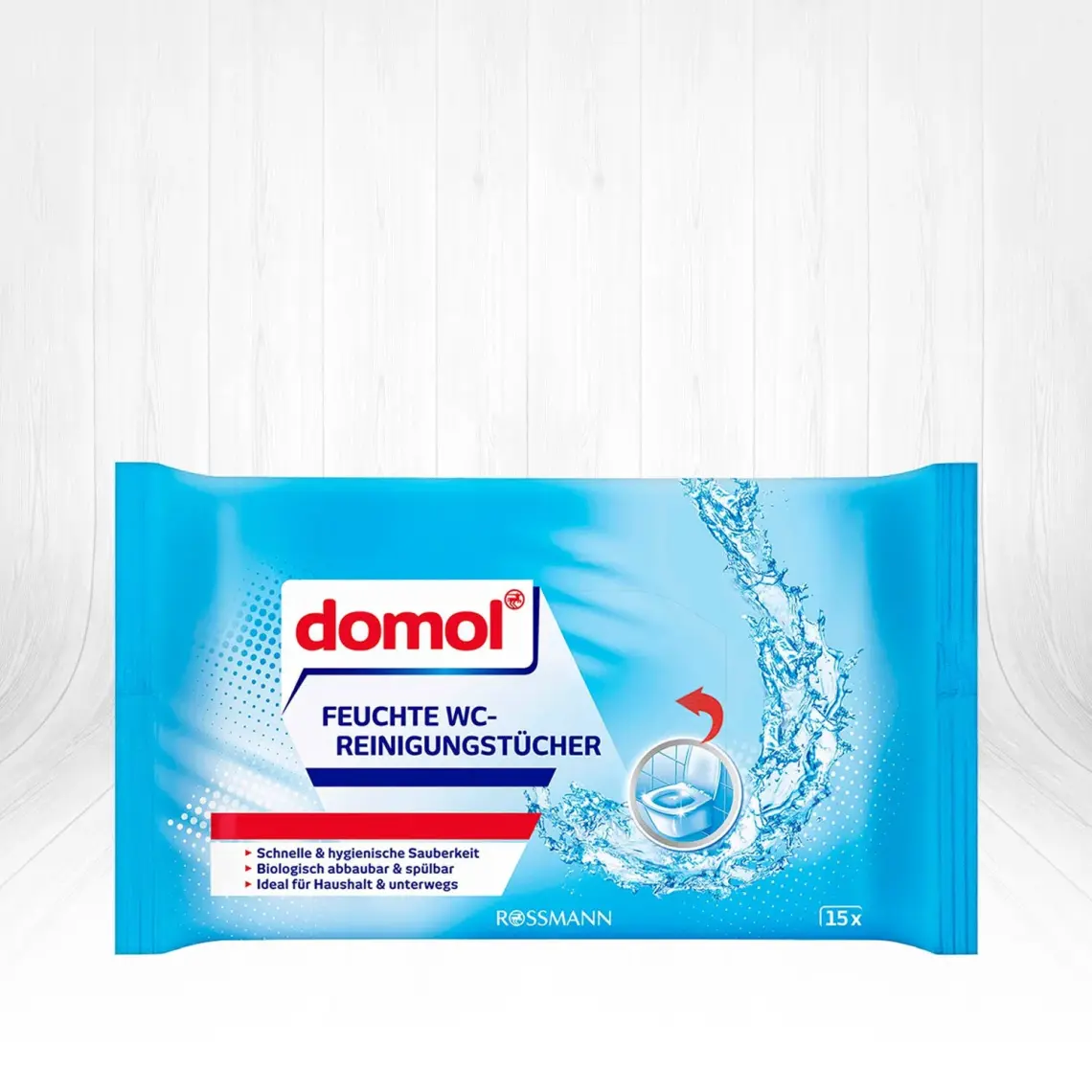 Domol Islak Temizlik Bezi Tuvalet Hijyeni Için 15'li