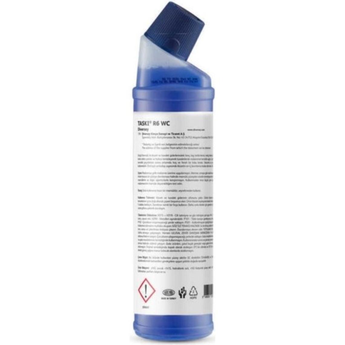 Diversey Taski Room Care R6 Klozet Temizlik Ürünü 0,75 L - Ağır Kirler İçin Etkili ve Ferahlatıcı Koku