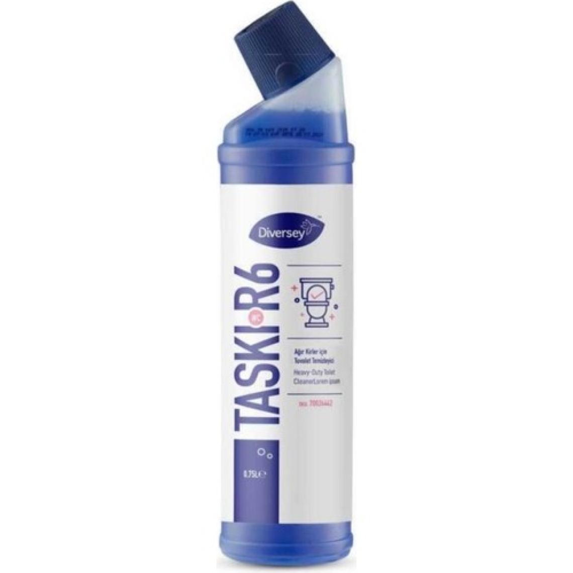 Diversey Taski Room Care R6 Klozet Temizlik Ürünü 0,75 L - Ağır Kirler İçin Etkili ve Ferahlatıcı Koku