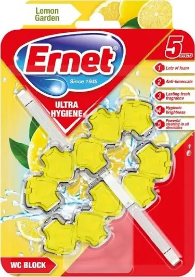 Ernet Ultra Hijyen Klozet Blok Limon Bahçesi 2 x 50 gr