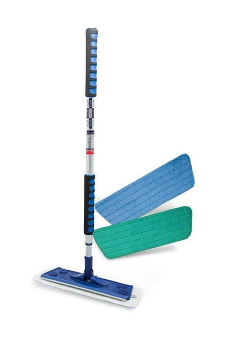 Mikrofiber Teleskopik Islak Ve Kuru Bezli Mop 2'li Set