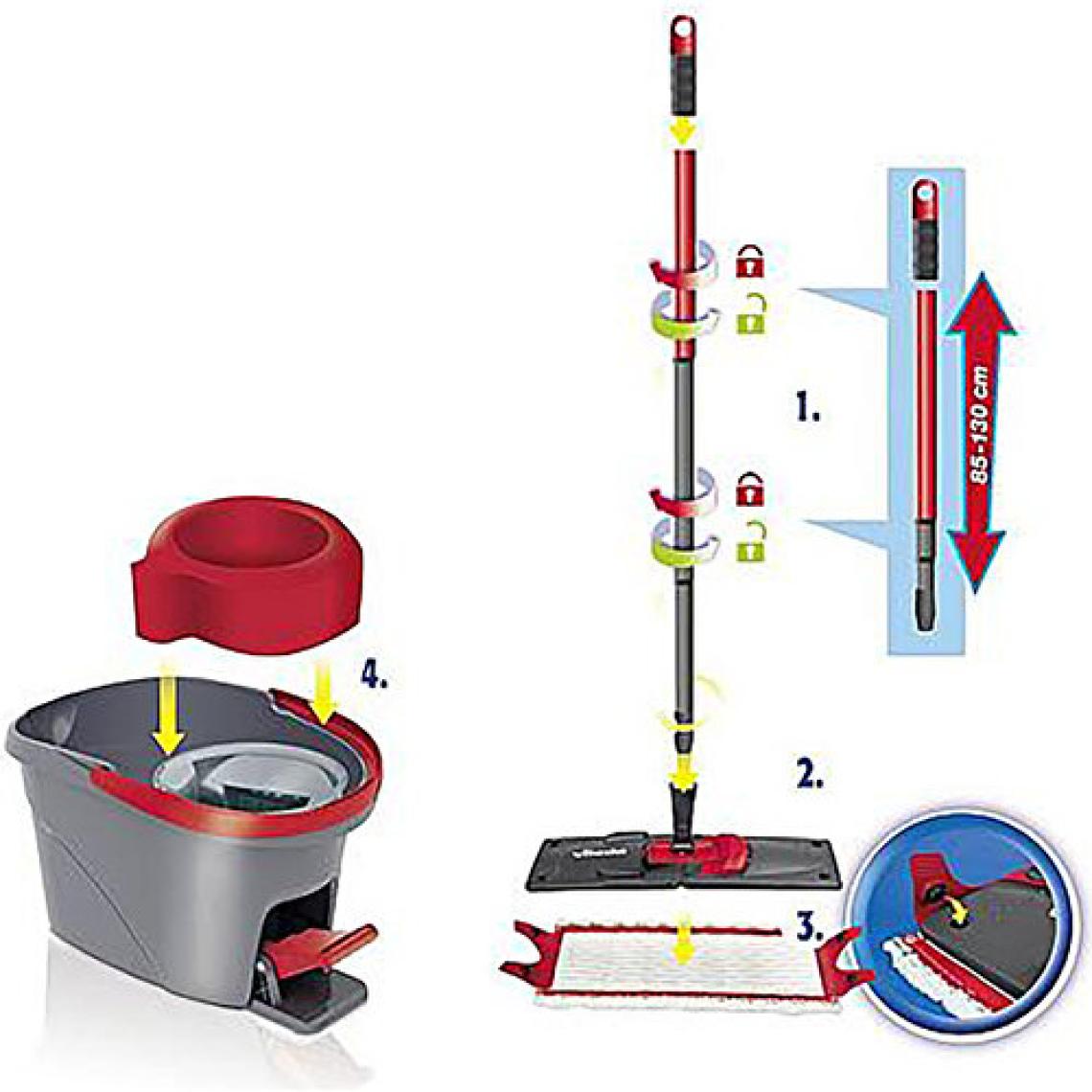 Vileda Ultramax Turbo Pedallı Temizlik Seti