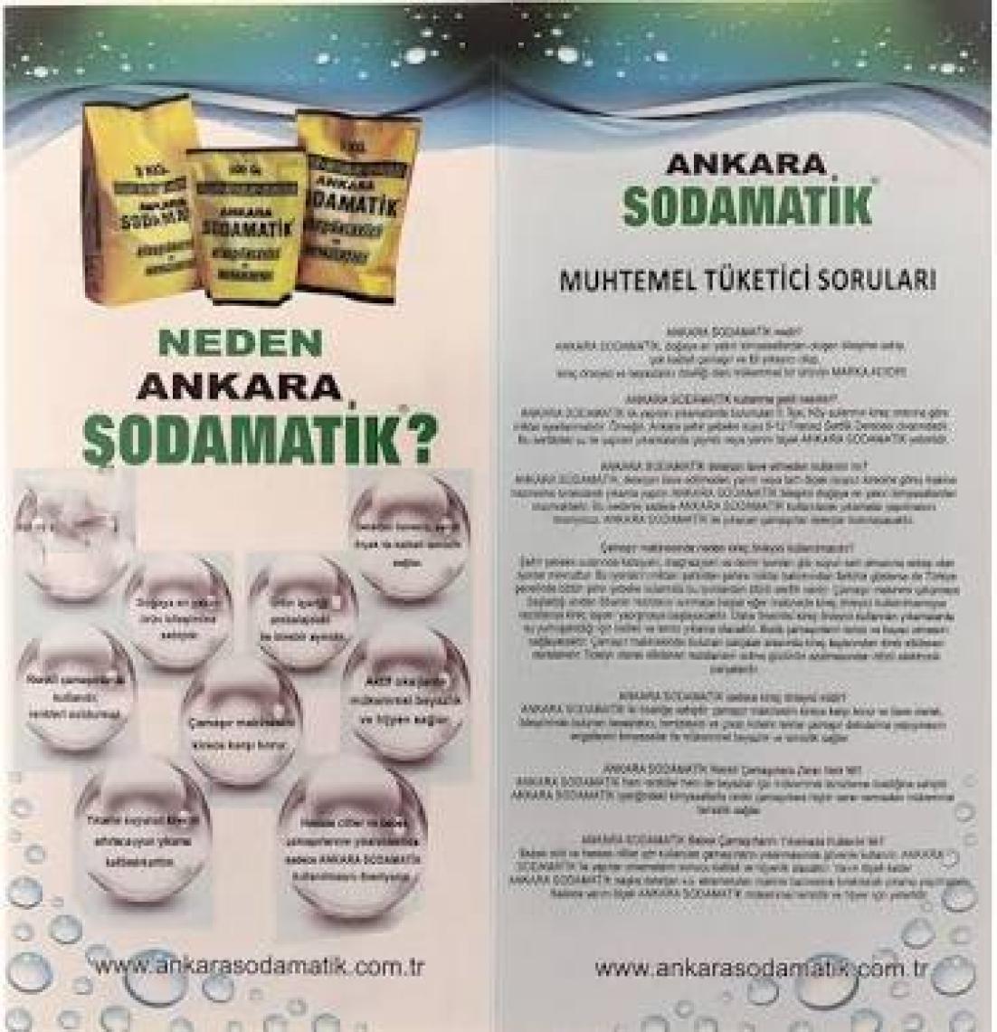 Ankara Sodamatik Kireç Önleyici ve Beyazlatıcı 2 kg
