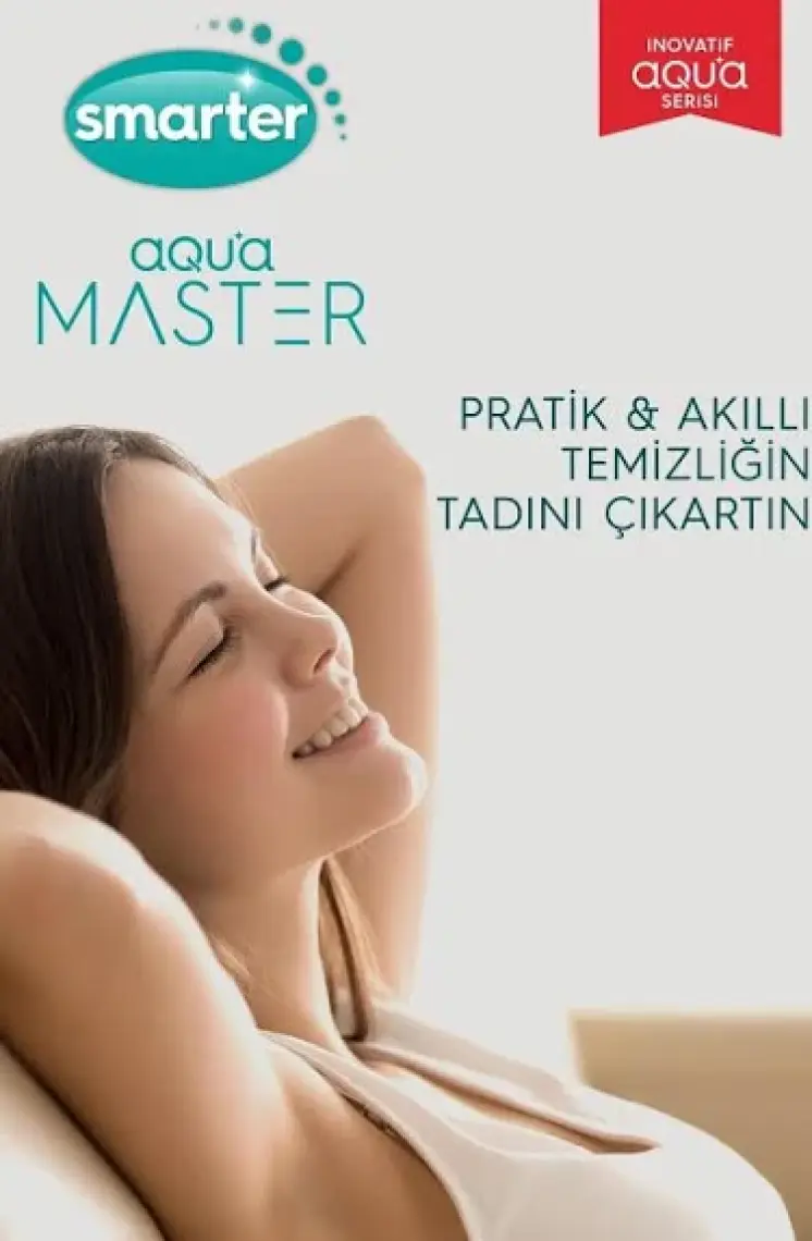 SMARTER Aqua Master Temizlik Seti + 2 Adet Yedek Mop Temiz & Kirli Suyu Ayırma Özelliği Otomatik Temizlik Seti Mop Paspas