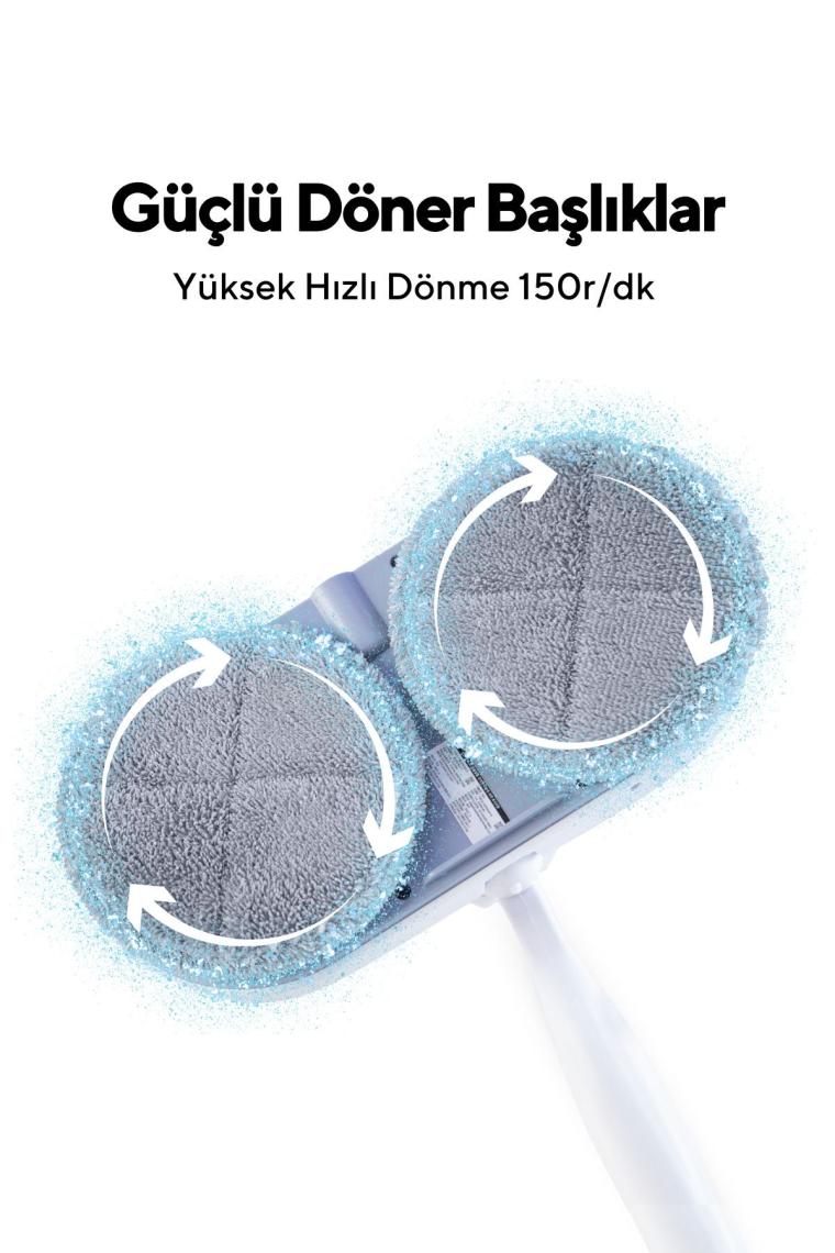 Şarjlı Kablosuz Mop Paspas Hwsm-01