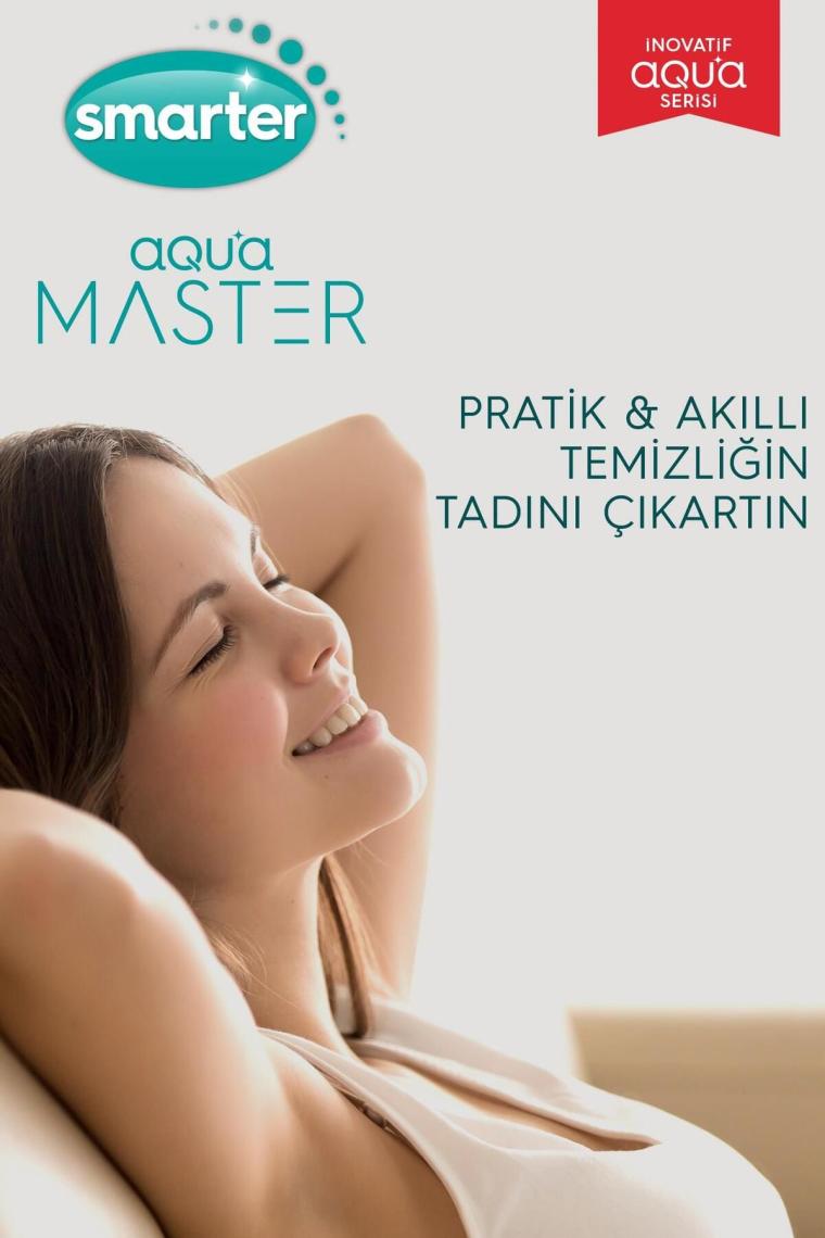 Aqua Master Temiz & Kirli Suyu Ayırma Özelliği Otomatik Temizlik Seti Mop Paspas