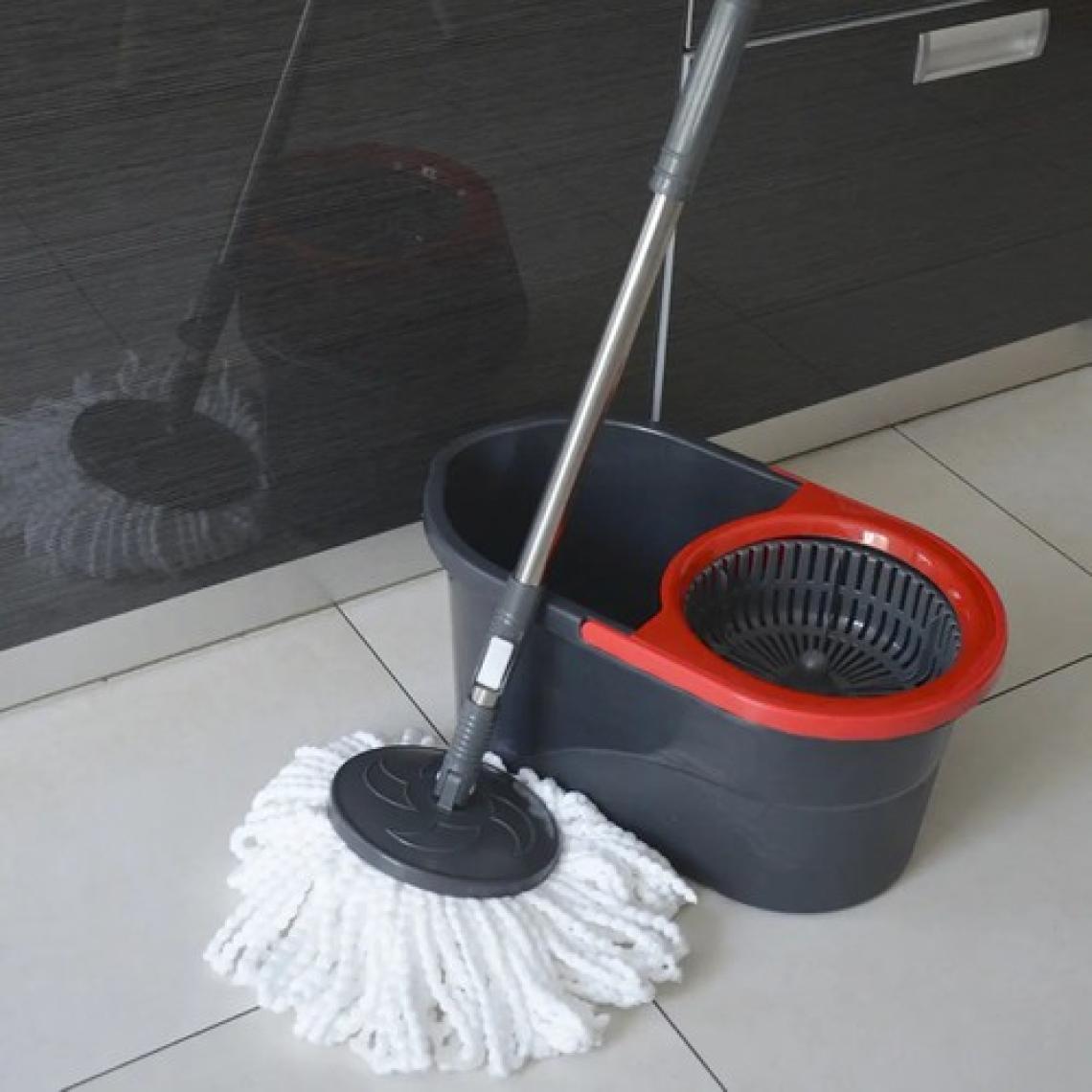 Toptancı Amca Temizlik Seti Vileda 16 Litre Siyah Vileda Dönerli Vilada Seti