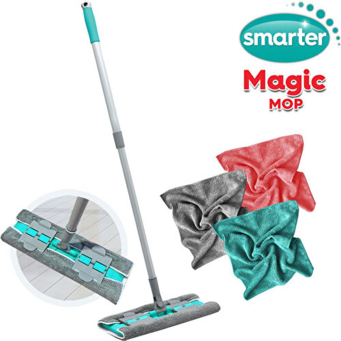 Smarter Magıc Mop Paspas + Mikrofiber Bez 3 'lü Temizlik Bezi