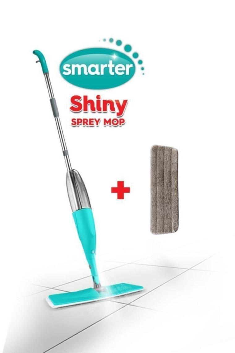 Smarter Shiny Sprey Mop + Yedek (Very Perı) Temizlik Seti