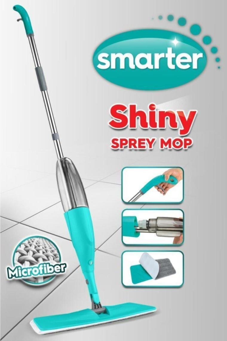 Smarter Shiny Sprey Mop + Yedek (Very Perı) Temizlik Seti
