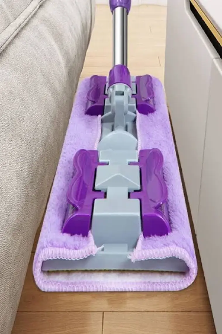 Mioclean 1 Adet Yedek Bez Hediyeli Yer Mopu Fayans Duvar Yüzey Temizlik Mikrofiber Mandallı Mop