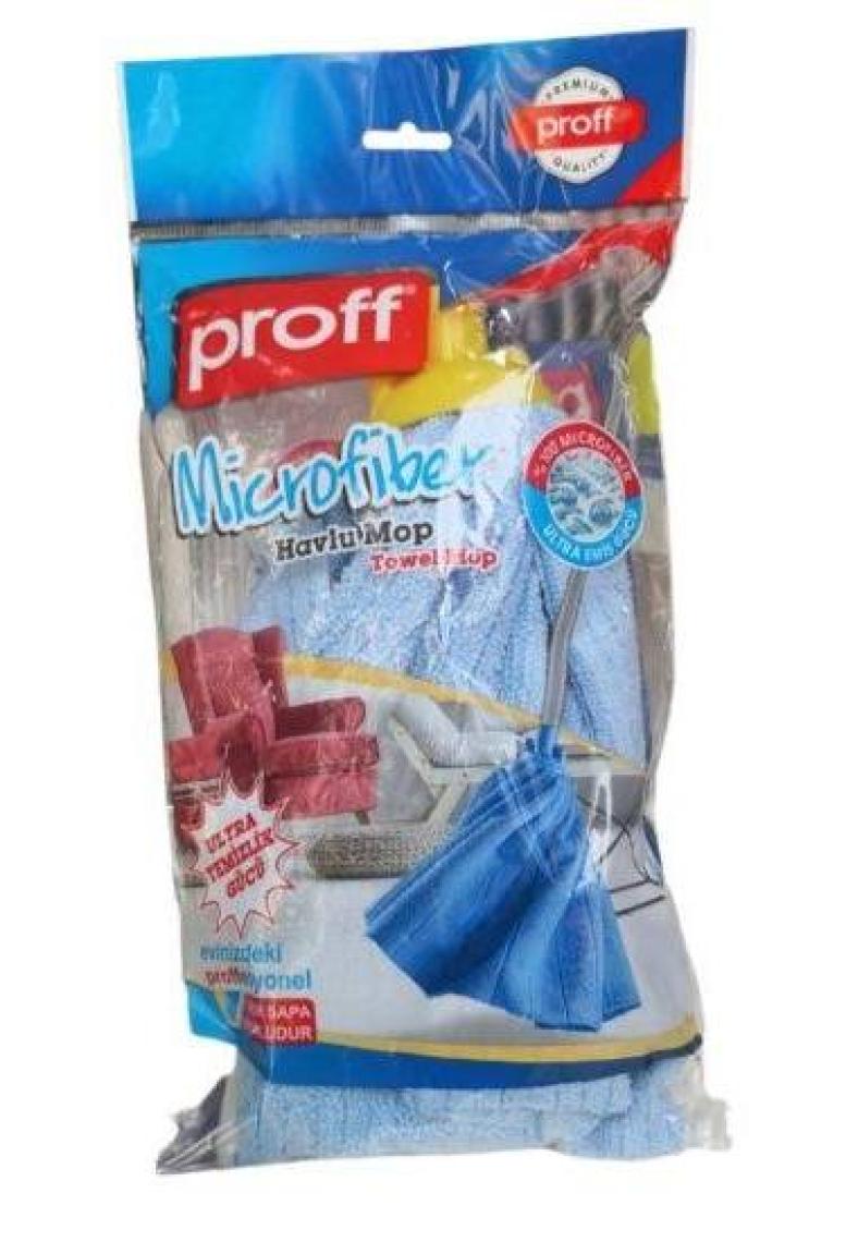Proff Mikrofiber Islak Mop Mop Yedeği Paspas Ucu
