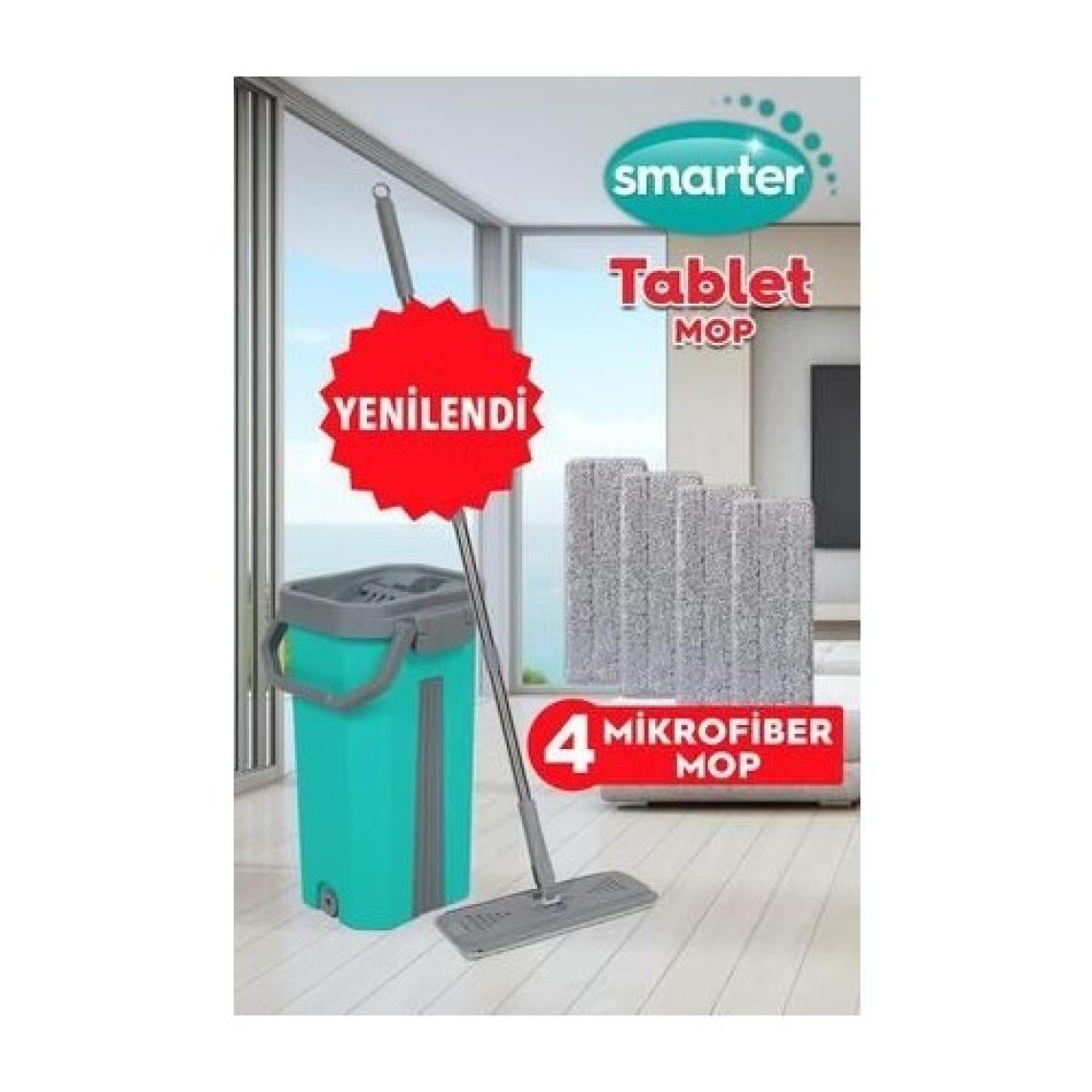 SMARTER TABLET MOP 4 MİKROFİBER MOP TEMİZLİK SETİ