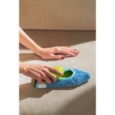 Silva Mikrofiber El Mopu - Çift Taraflı Çok Amaçlı Temizlik Bezi ve Gövde Seti, Ergonomik Tasarımlı, 1 Adet