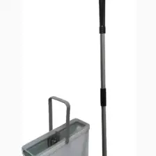 Zambak Plastik Microfiber Kelebek Paspas Süngerli Kovada Sıkmalı Slim Mop Seti