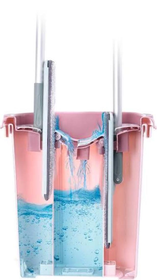 Flora 3 Bölmeli Trio Tablet Mop Seti ve 4 Adet Mikrofiber Bez F405