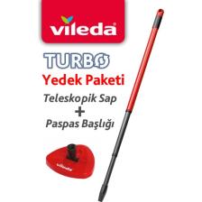Vileda Turbo Teleskopik Sap + Üçgen Başlık