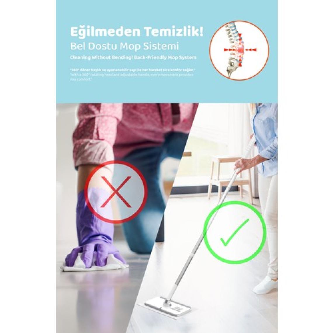 Fibril Easy Mop Pratik Temizlik Sistemi