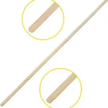 Leva Ahşap Sap Gürgen Vidalı  Lüks 120 cm