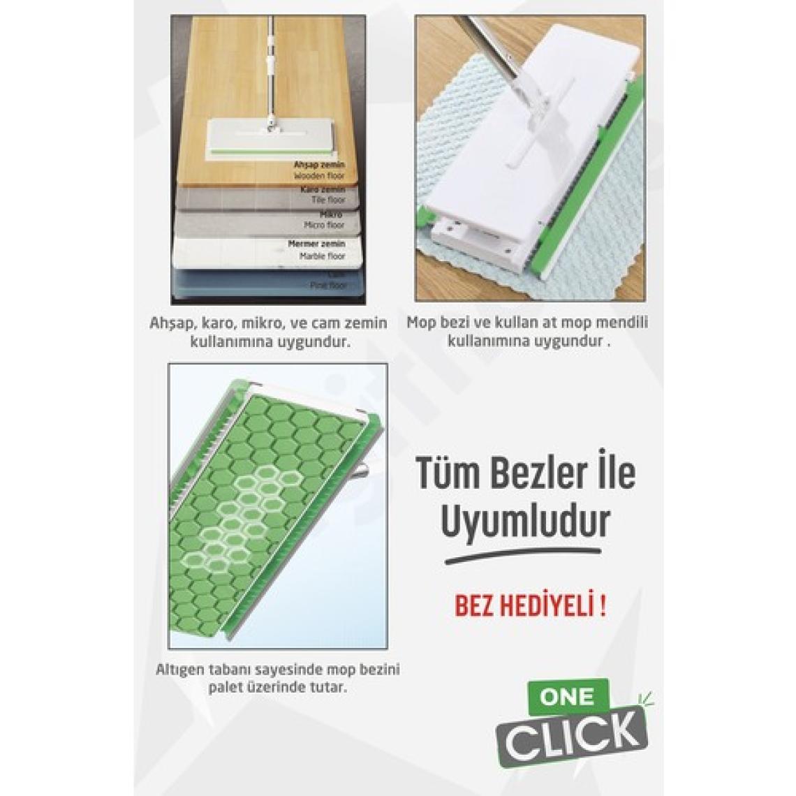 Digithome One Click Akıllı Mop Paleti Xl 32 cm