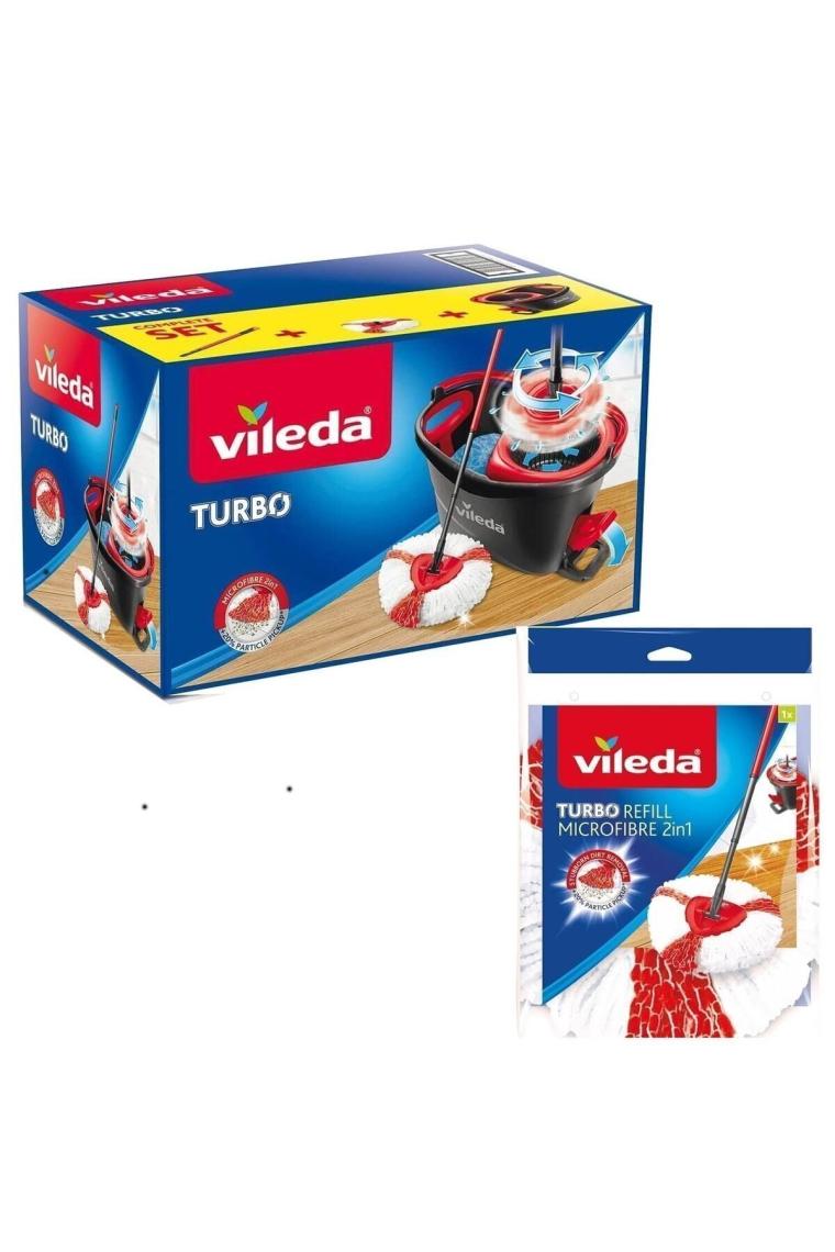 Turbo 2in1 Temizlik Seti Turbo Yedek Paspas