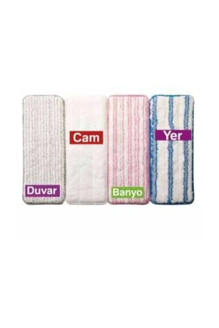 Vip Ahmet Premium Tablet Mop için 4'lü Mikrofiber Yedek Bez Seti