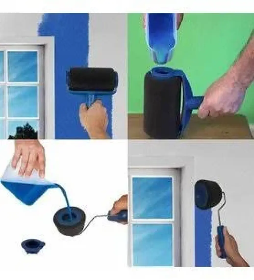 Paint Roller Damlatmayan Boya Rulosu Kolay Zahmetsiz Boyama Seti
