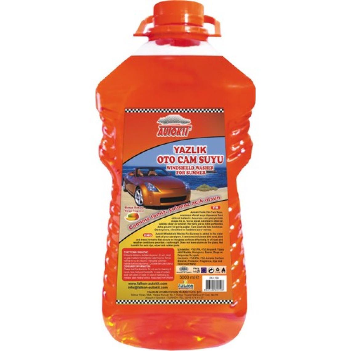 Autokit Yazlık Oto Cam Suyu Mango 3lt