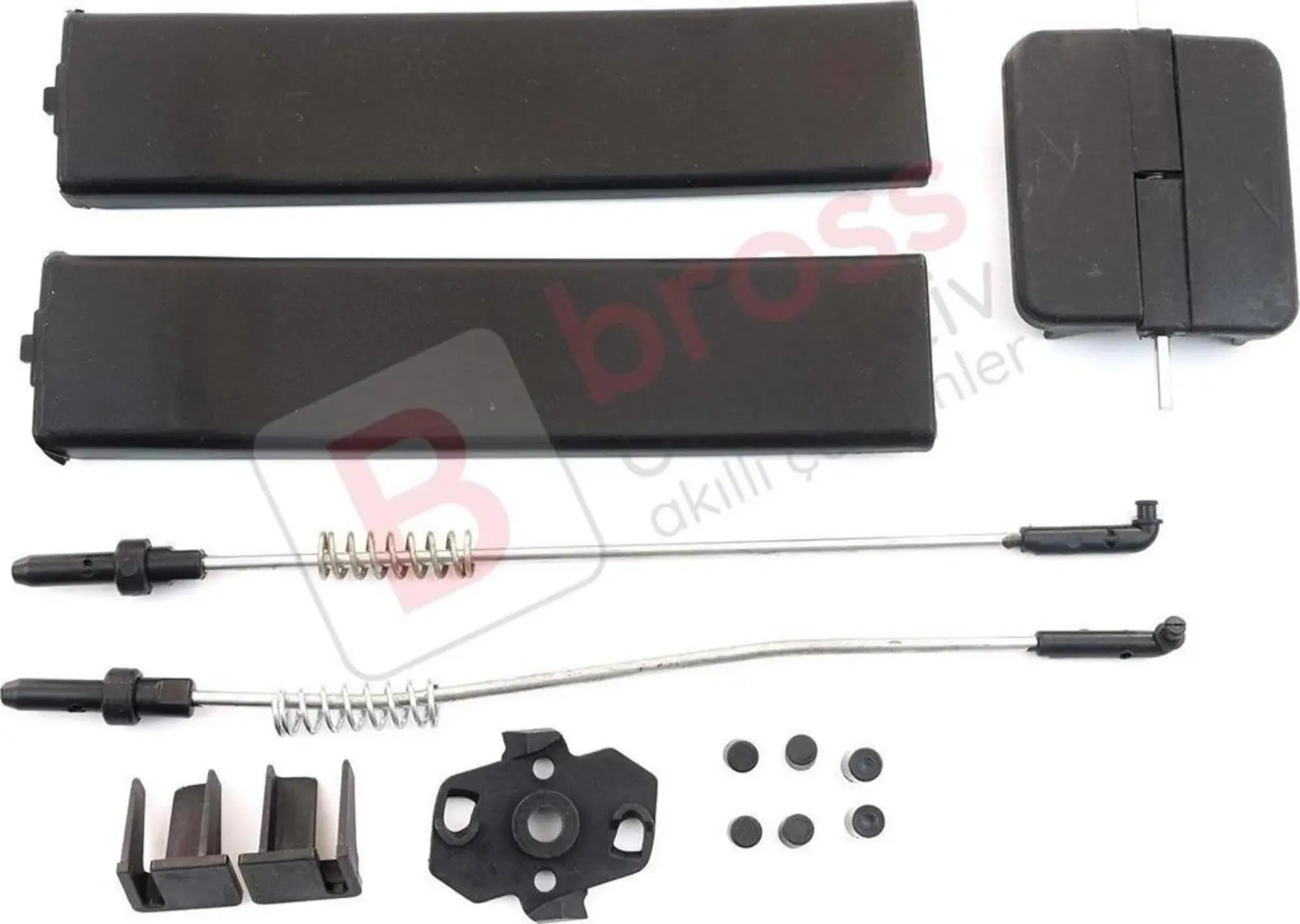 Bross Otomotiv  BDP965 VW Caddy MK3 İçin Yan Sürgülü Cam Tamir Seti 2K0847781B