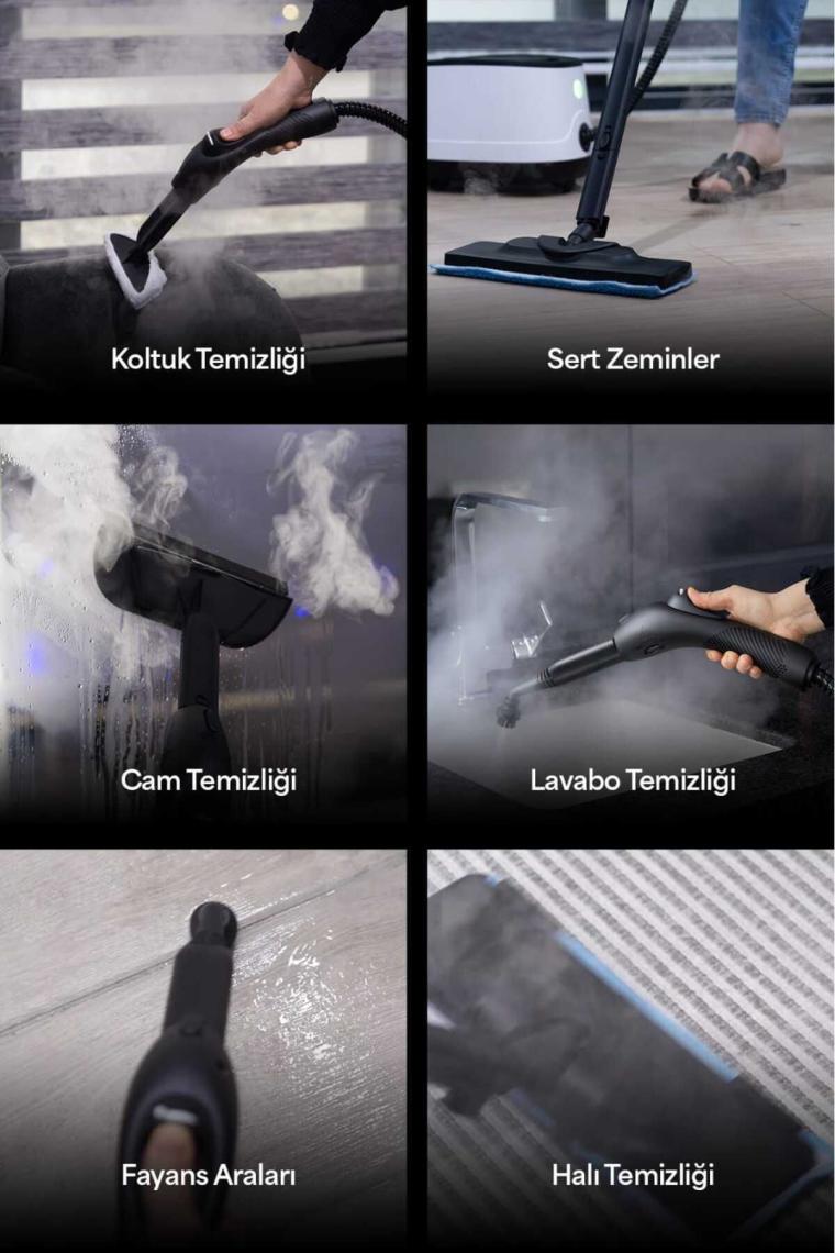 CB-101A Çok Fonksiyonlu Buharlı Temizlik Makinası - Buharlı Temizleyici