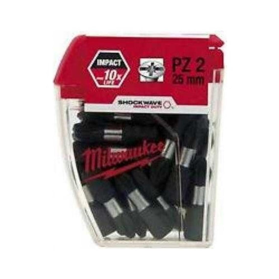 Milwaukee Matkap Ucu Seti, Pz2, 25 mm 25'li Paket