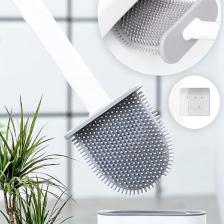 Akdağ Home Beyaz Silikon Tuvalet Fırçası Bükülebilir Silikon Wc Klozet Fırçası