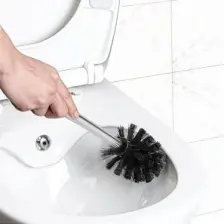 Metal Saplı Tuvalet Fırçası (BAKTERİ ÖNLEMEK İÇİN) Yedek Fırça