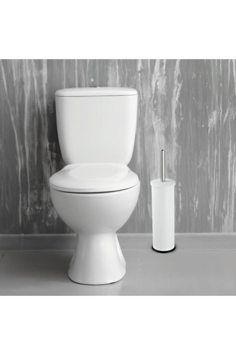 Beyaz Wc Fırçalık