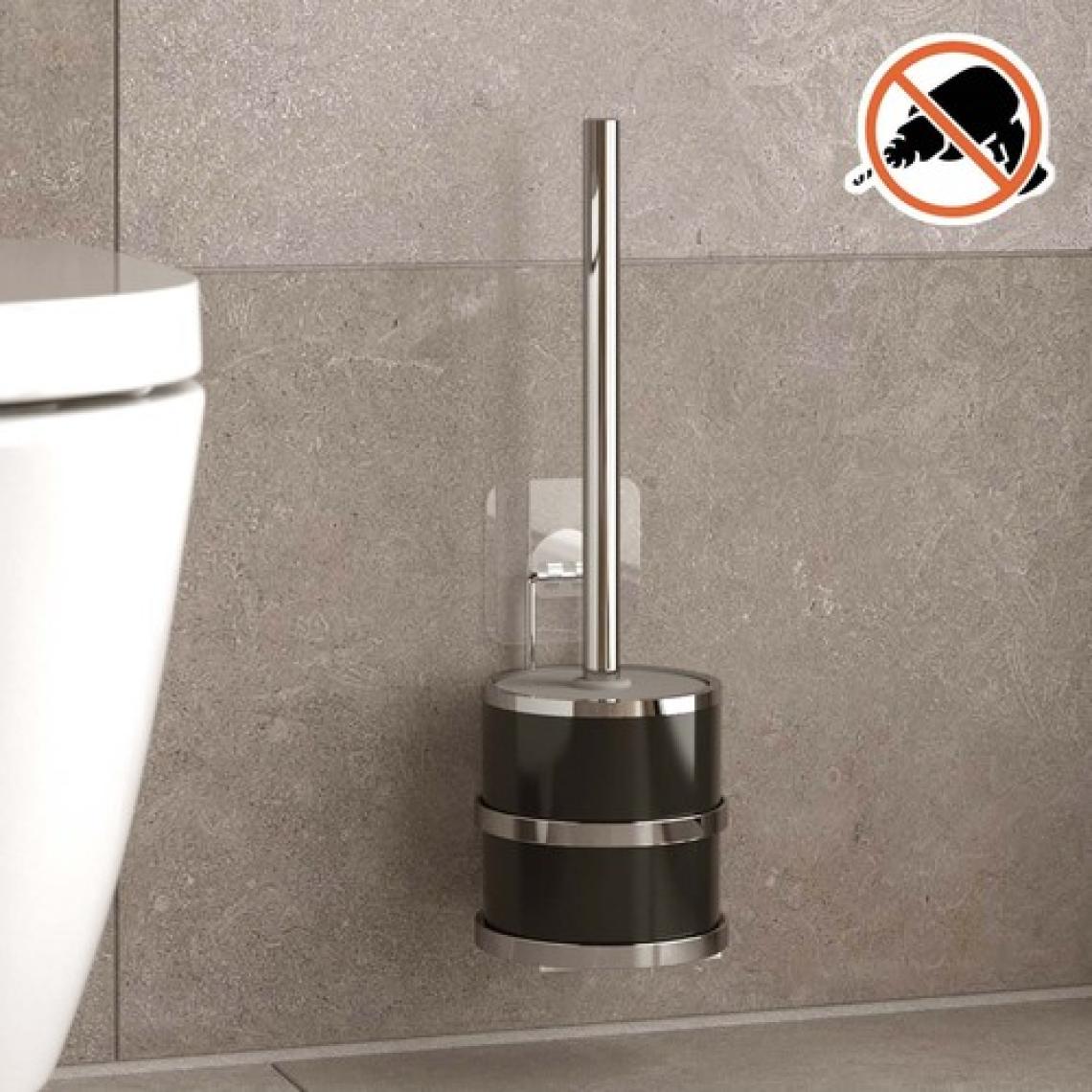 Teknotel Yapışkanlı Paslanmaz Tuvalet Fırçası Krom ST096